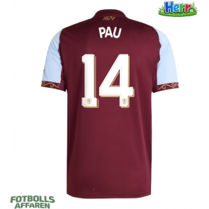 Aston Villa Pau Torres #14 Hemmatröja 2025-26 Kortärmad